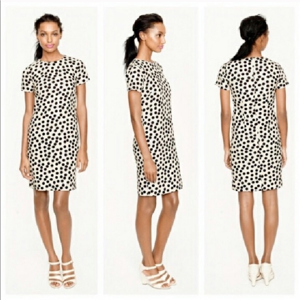 ⚫️⚪️ J Crew Black and White Polka Dot Dress ⚫️⚪️